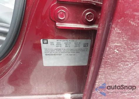 2014 Cadillac Ats Performance z USA, uszkodzony, nr VIN 1G6AC5SX4E0181861